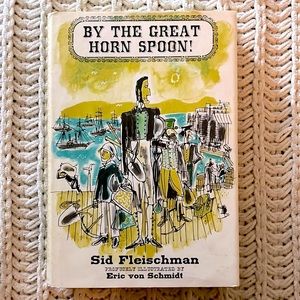 💙RARE New By The Great Horn Spoon Writer Sid Fleischman Classic Hardback Book💙